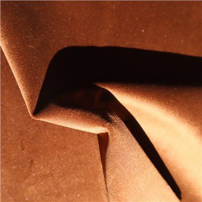 בד קטיפה חום